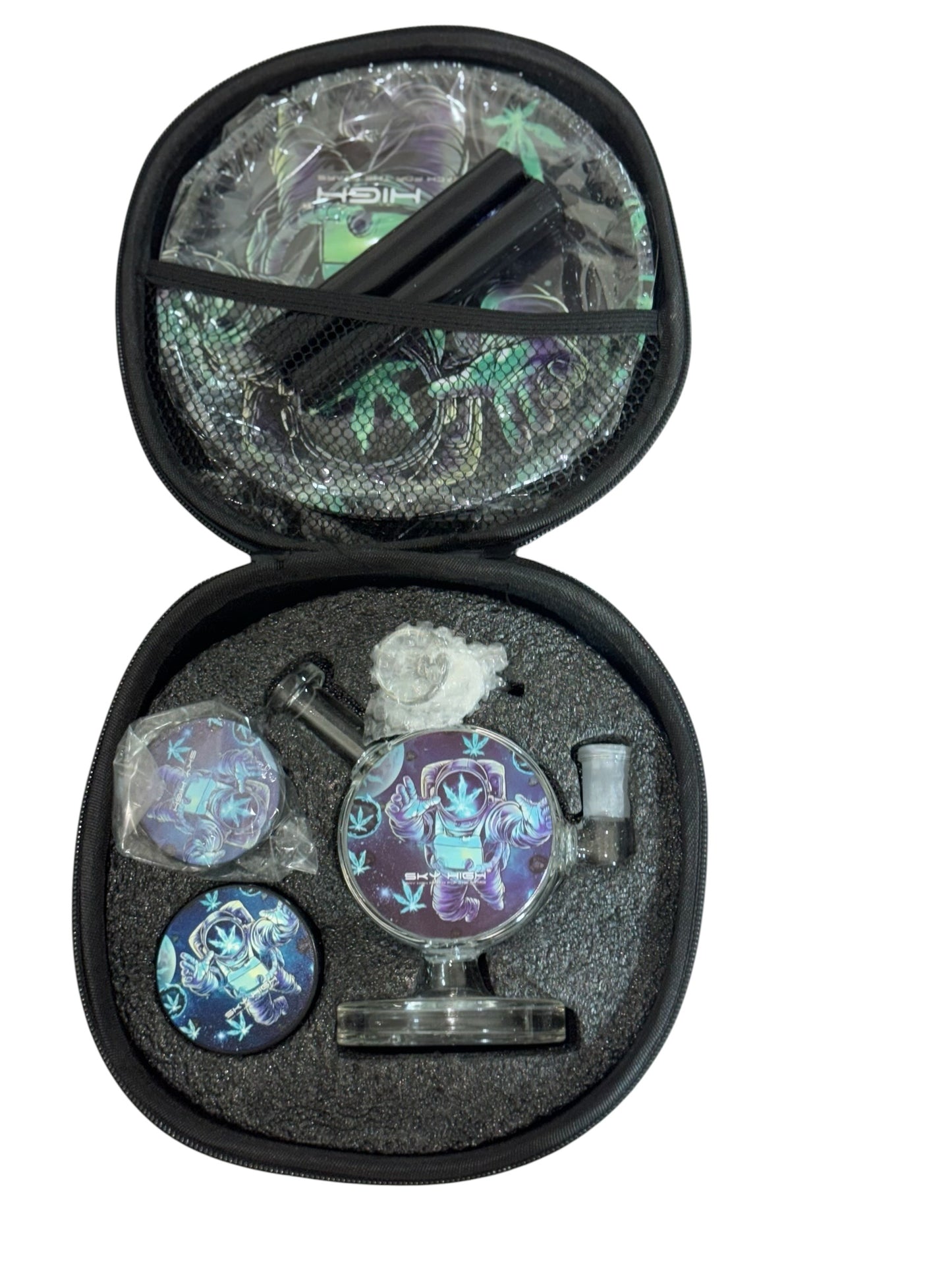Astronaut bong set & travel bag