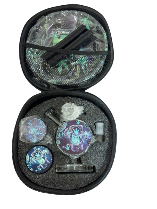 Astronaut bong set & travel bag