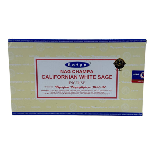 Satya Californian white sage (12pk) incense