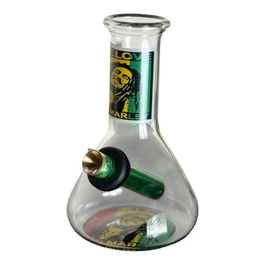 Bob Marley Glass Bong -15cm