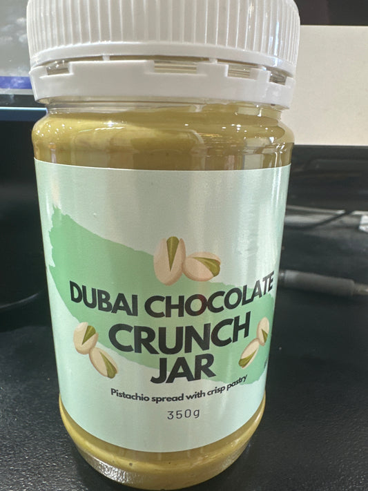 Dubai chocolate jar