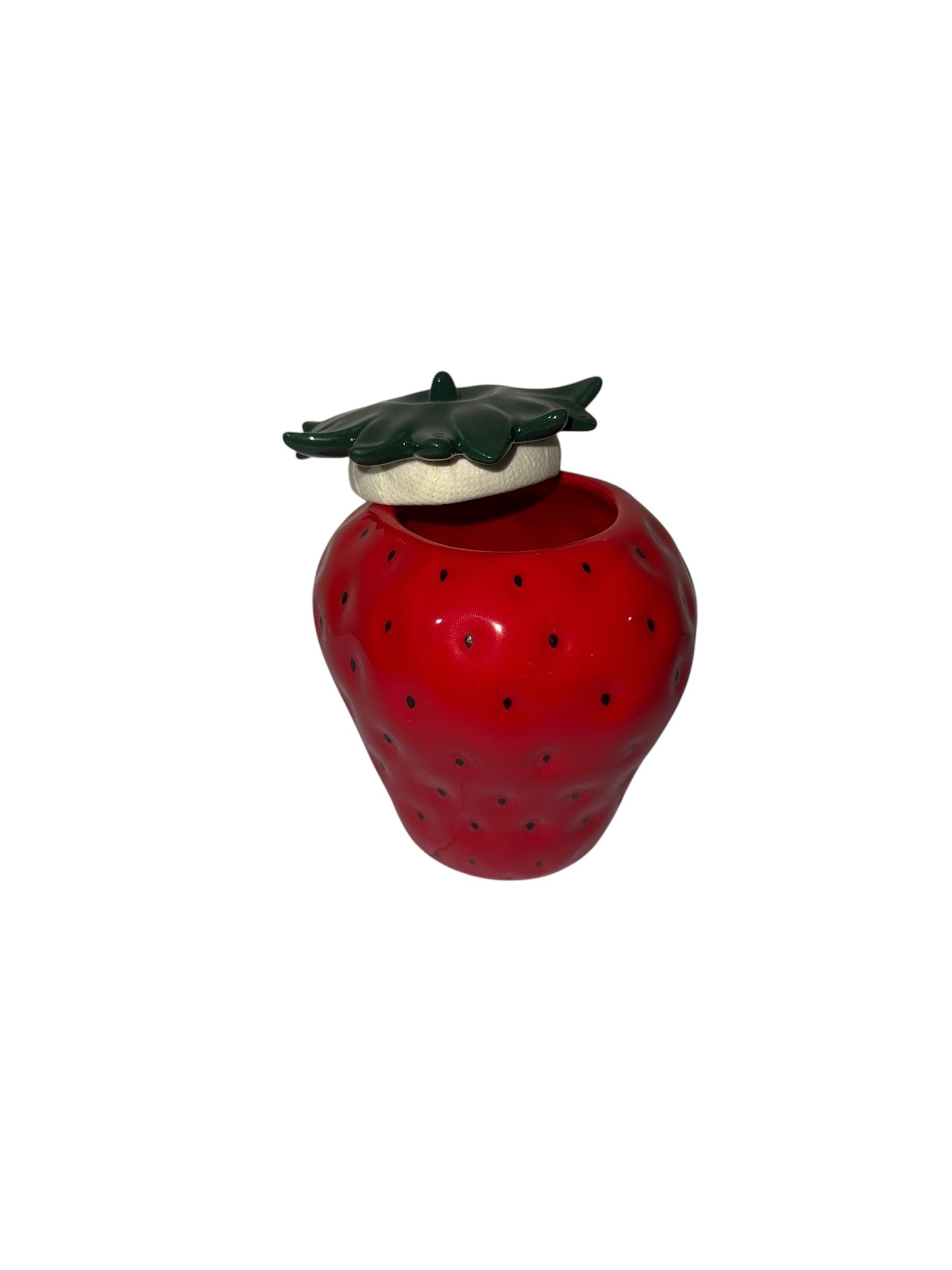 Strawberry ceramic ashtray