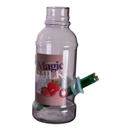 Magic Pink - Glass Bong with Metal Stem