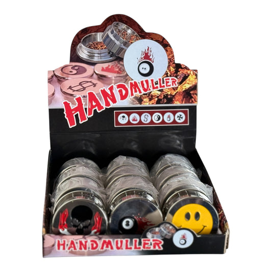 Metal spiked 3-Piece Metal - Grinder (12pk)