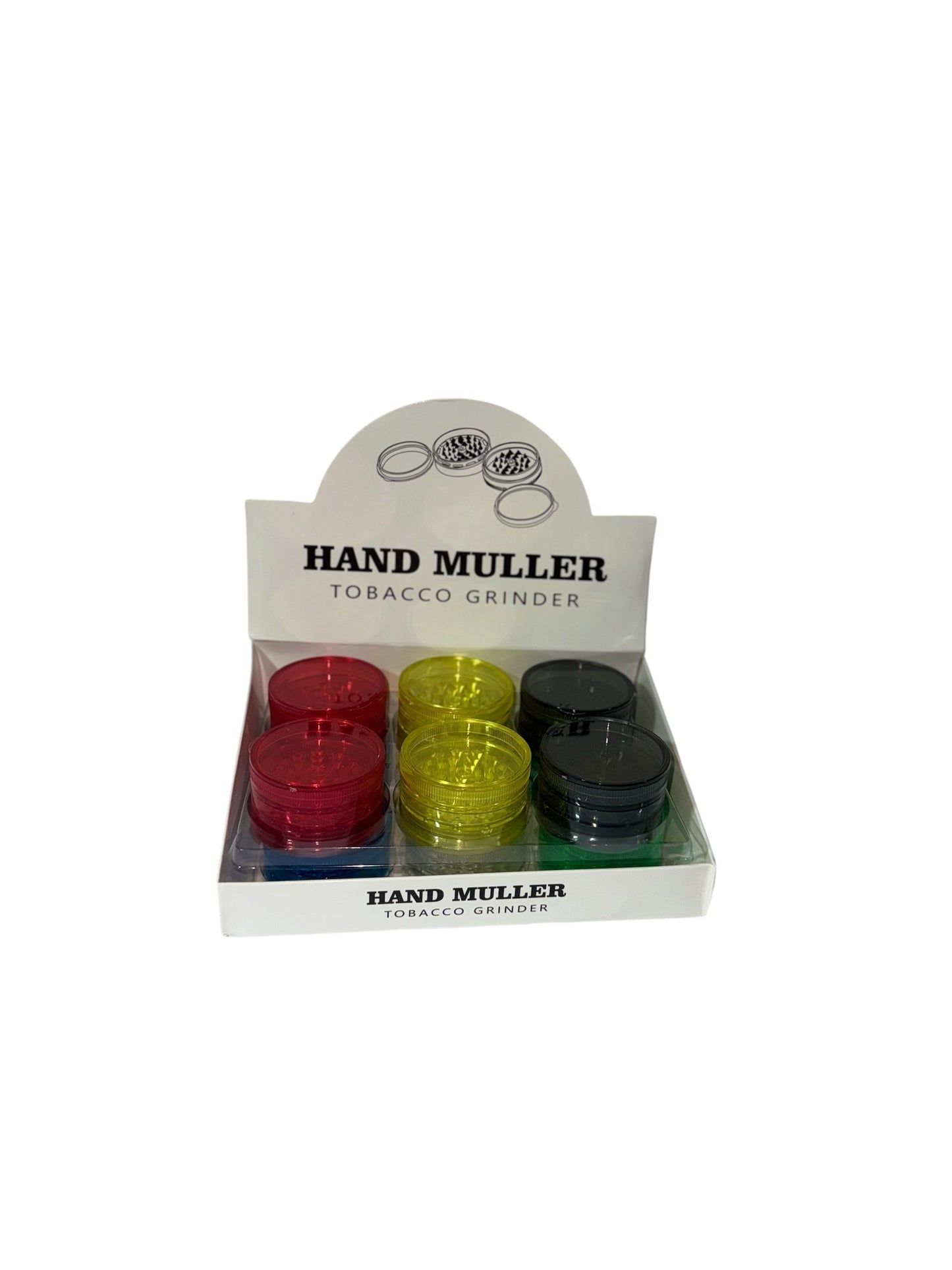 60mm 4parts plastic grinder