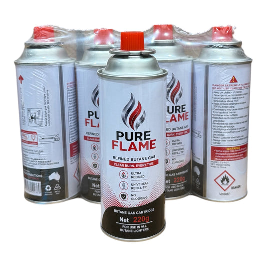 Pure Flame butane gas cartridge portable stove gas