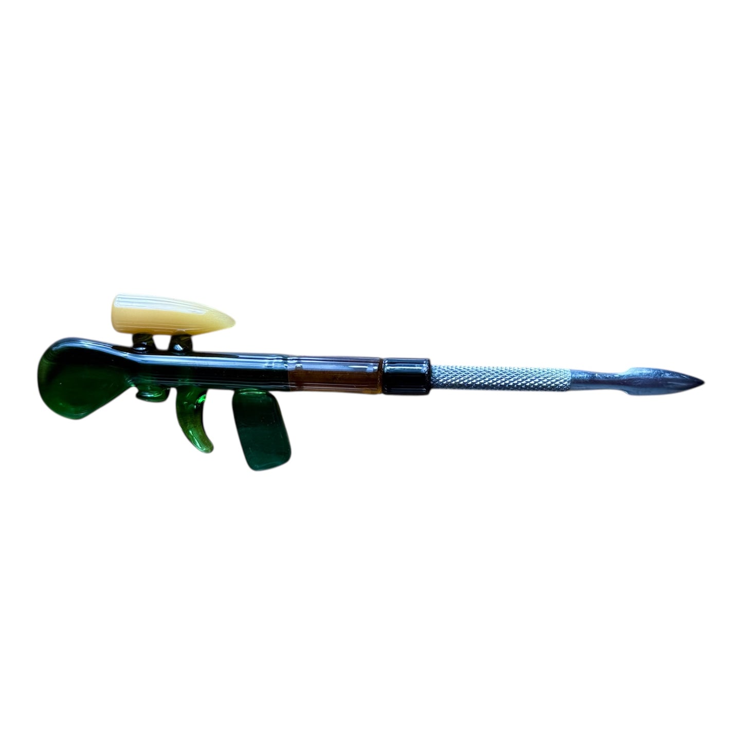 AK-47 Glass Dab Tool – Rifle Design with Metal Tip