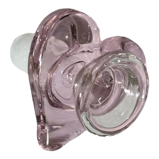 Pink Heart - Glass Cone Piece