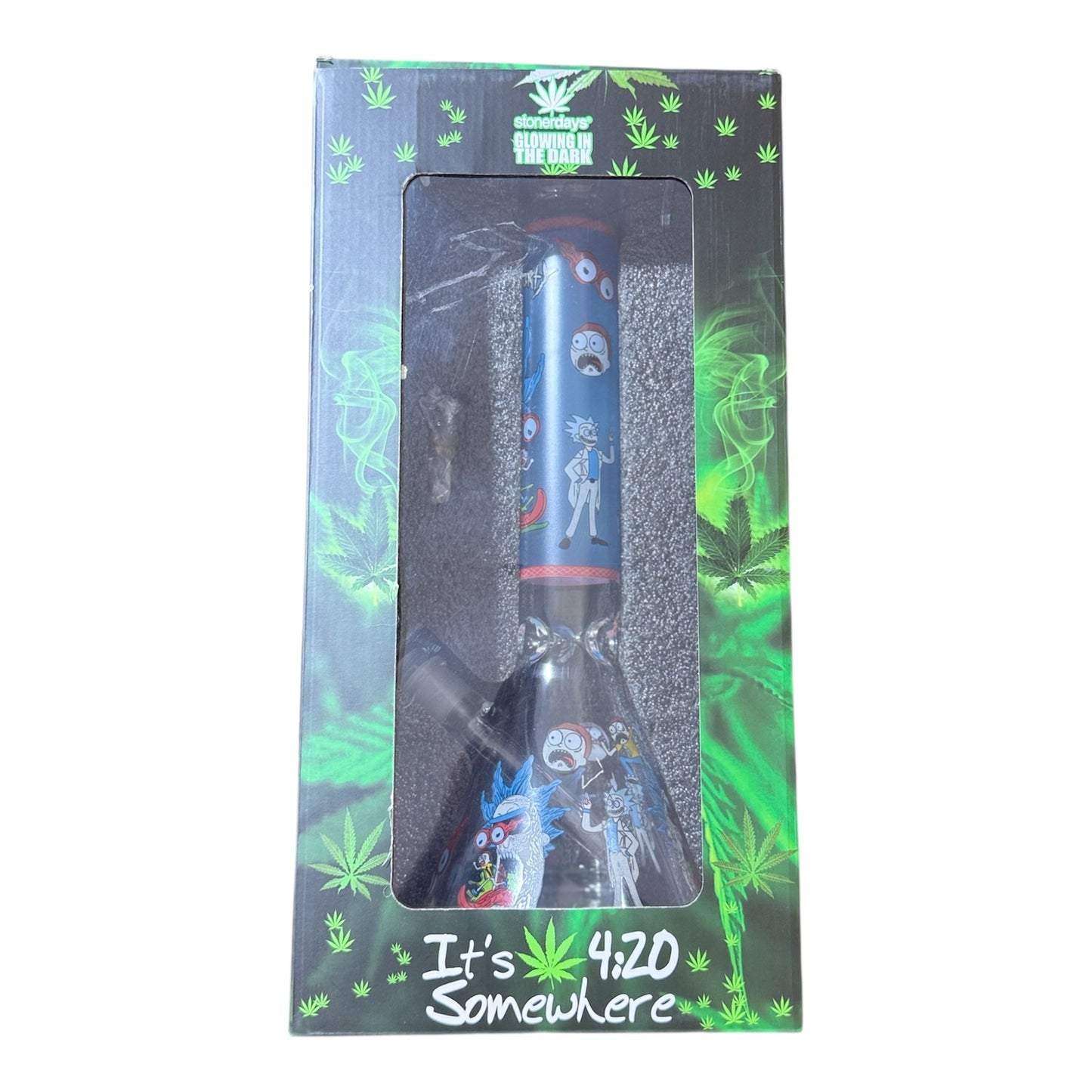 Rick & Morty beaker bong 35cm