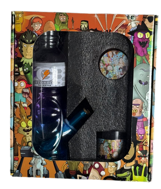Rick & Morty x Gatorbeug Gift Box – Grinder & smell proof jar
