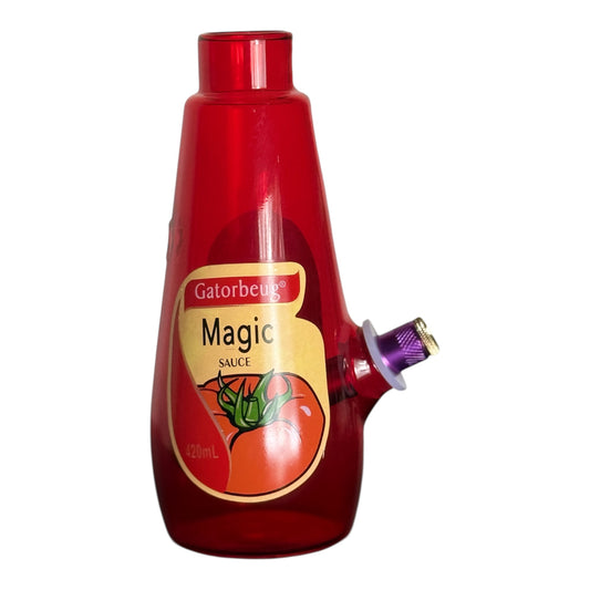Gatorbeug Magic Tomato Sauce Glass Bong with stem