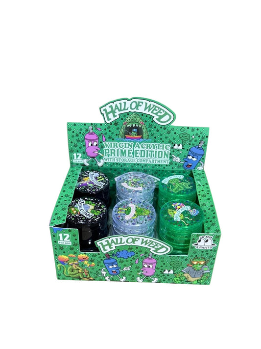 Hall of weed 5 parts plastic grinder 60mm