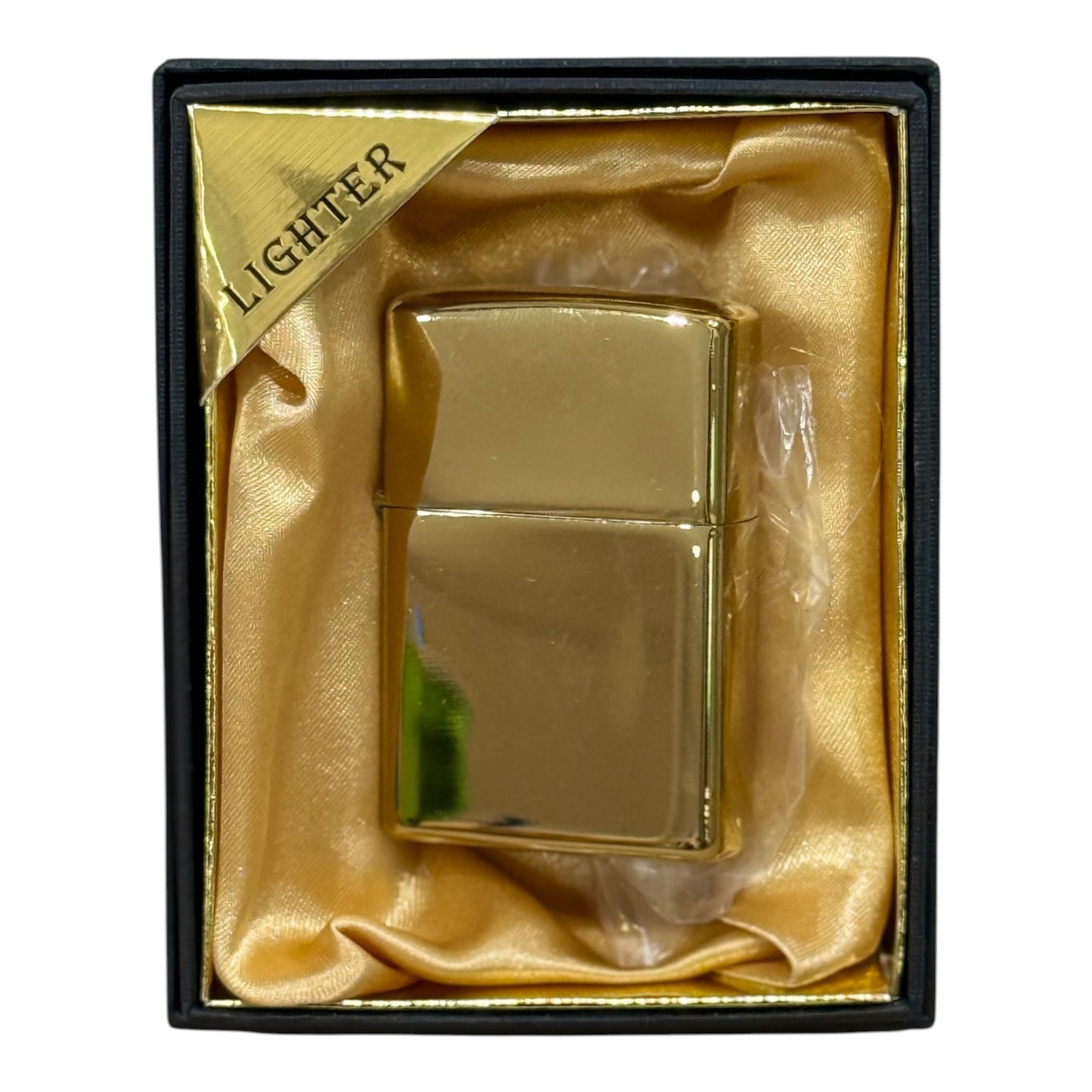 Windproof metal flint light Golden