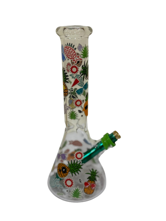 Pineapple print bong
