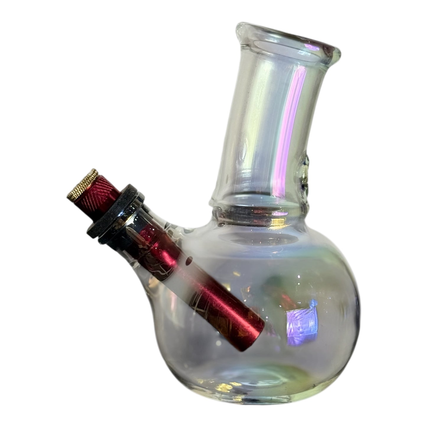 Mini Clear shiny Glass Bong – 15cm X 24pk
