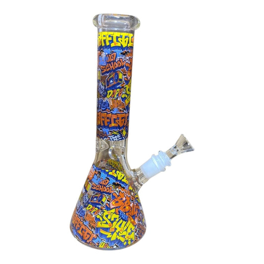 Graffiti beaker Bong - 25cm