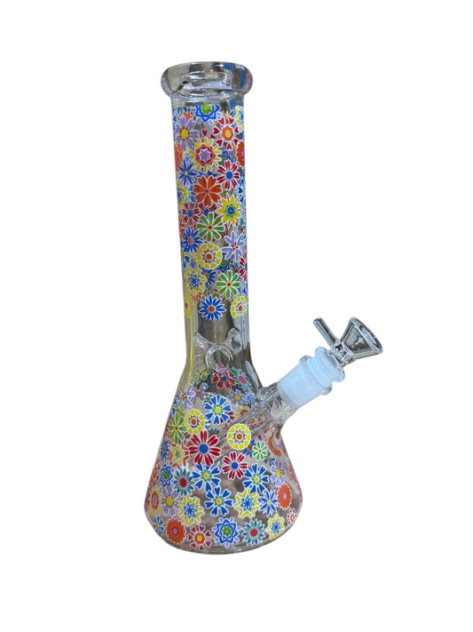 Flowers mix beaker Bong - 25cm