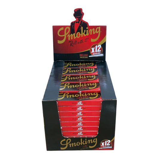 Smoking Deluxe king size cones x12 (50pk)
