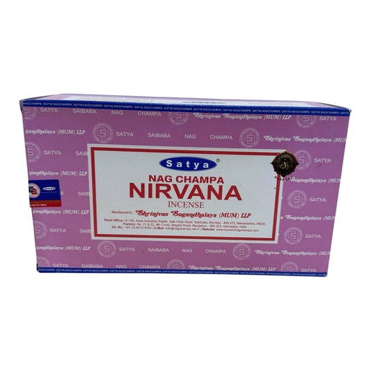 Satya nirvana (12pk) incense