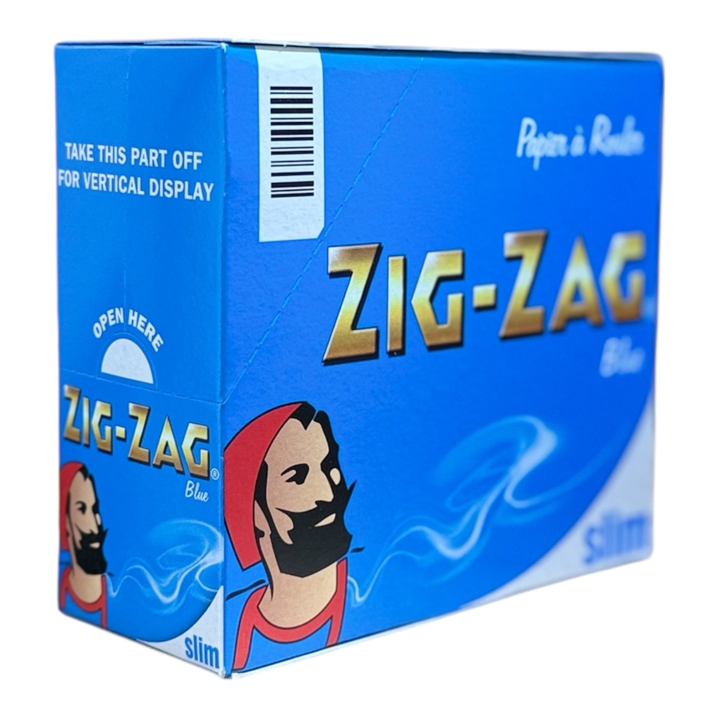 Zig Zag blue king size