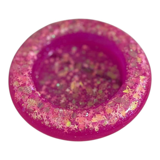 Colourful hard jell ashtray