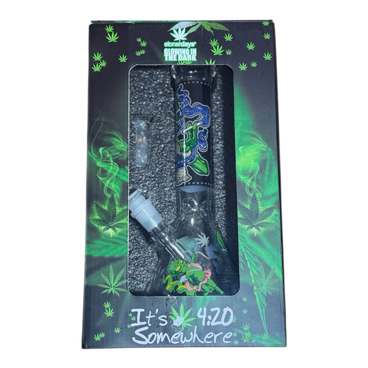 25cm glass beaker bong