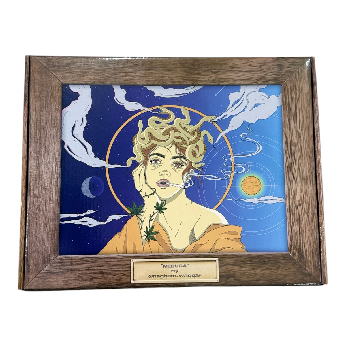 Smoking rolling tray XL Medusa (2pk)