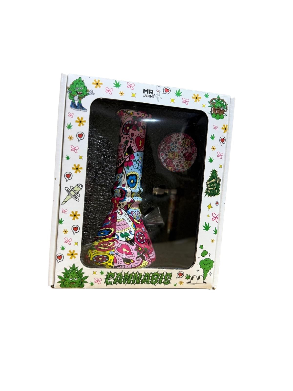 Artwork mixed kit beaker Bong