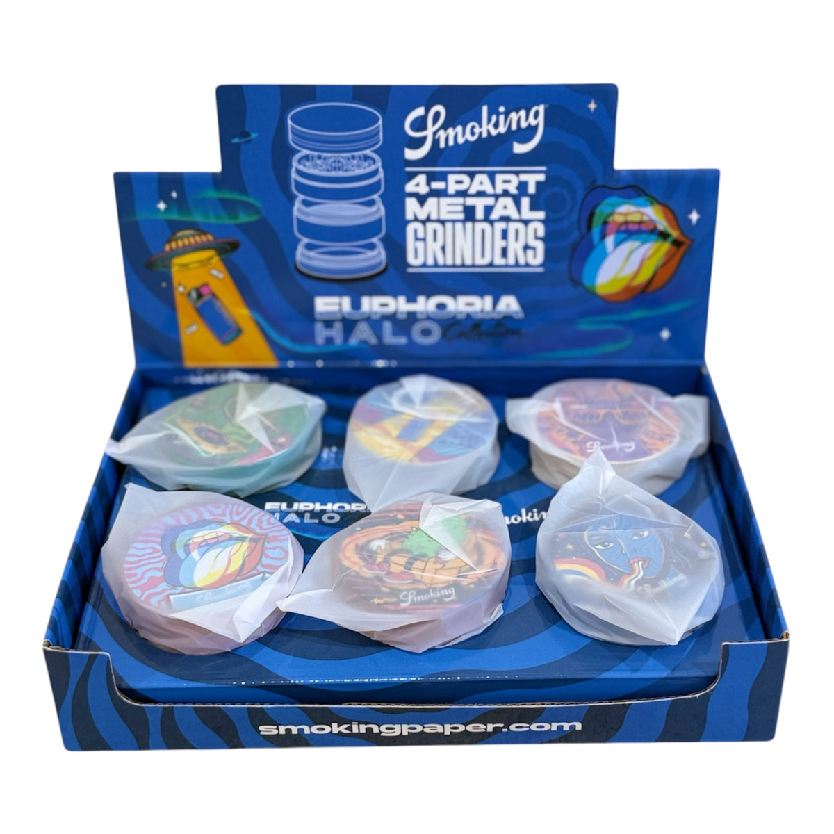 Smoking Grinder Metal Euphoria (6pk)