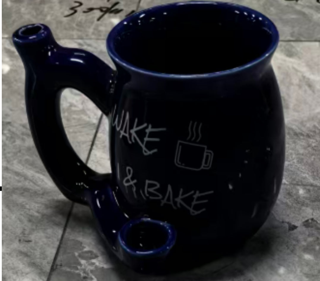 Ceramic pipe mug