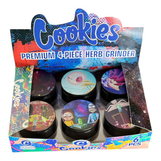 Rick & Morty 4-Piece Metal - Grinder (6pk)