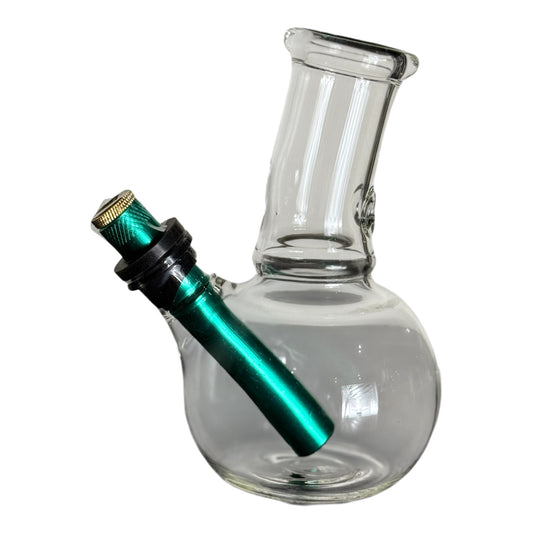 Mini Clear Glass Bong  – 15cm X 24pk