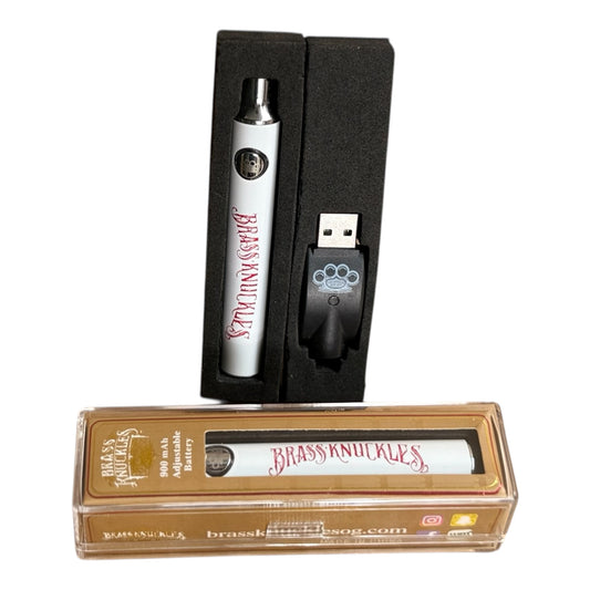 brass knuckles vape battery 900mah (10pk)