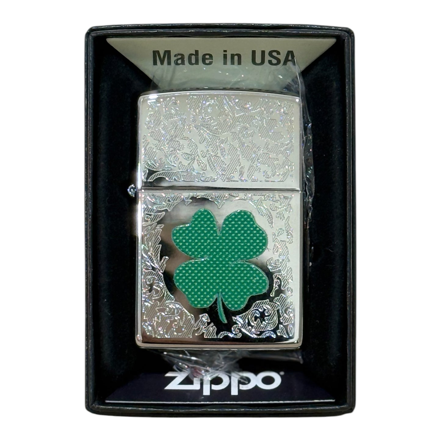 Zippo four leaf clover-4