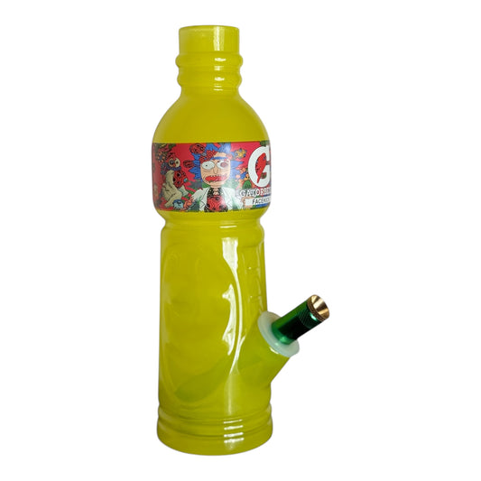 Yellow Silicone Gatorade-Style - Bong with stem