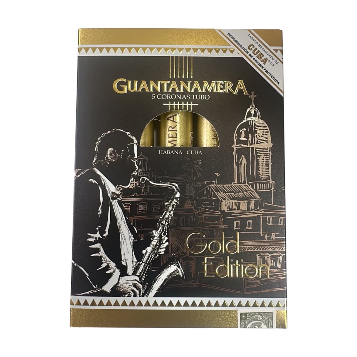 Guantanamera Coronas Tubo Gold Edition (5pk)