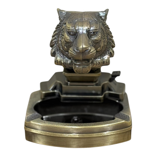 Tiger Lighter & Ashtray