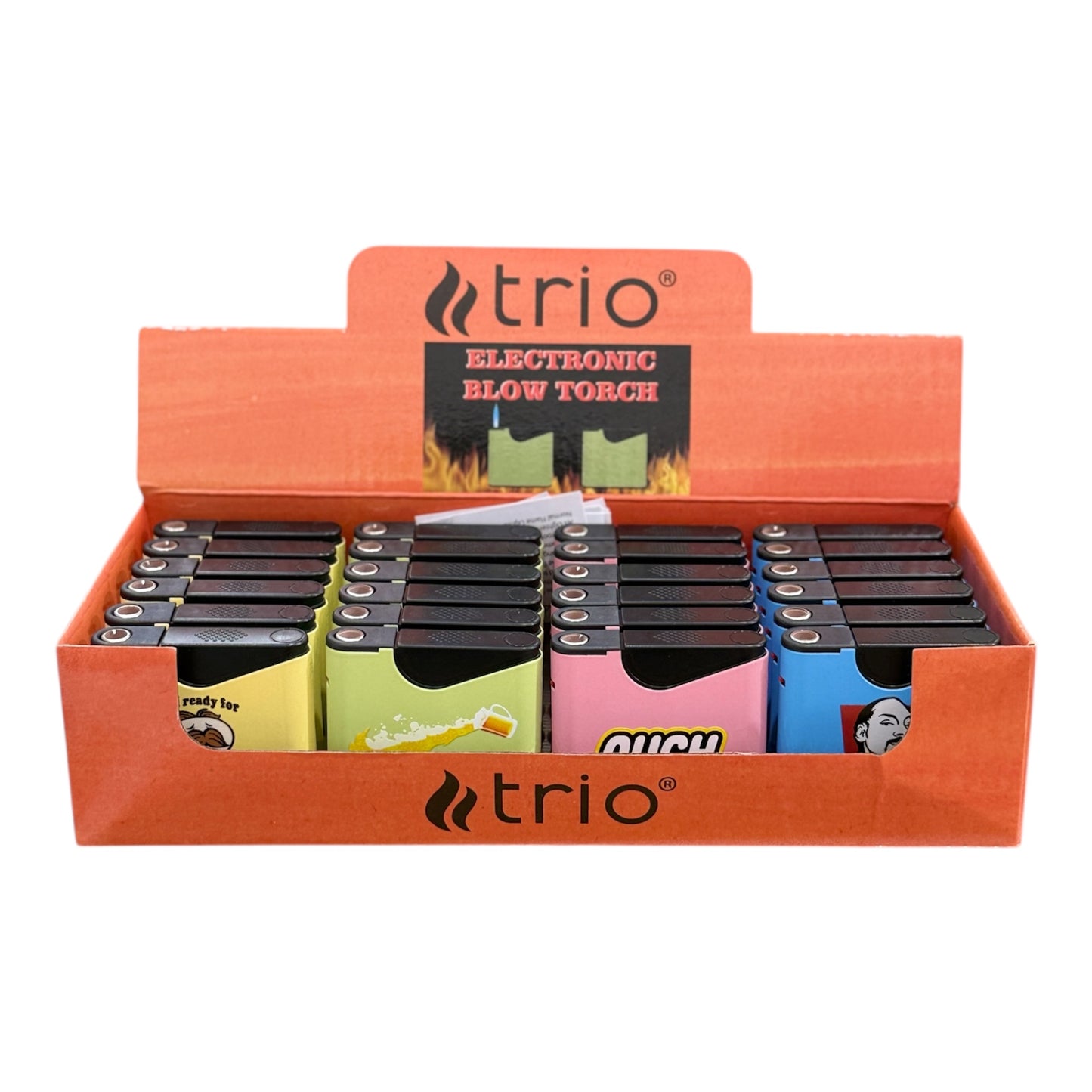 Windproof retro metal lighter mixed designs (24pcs)