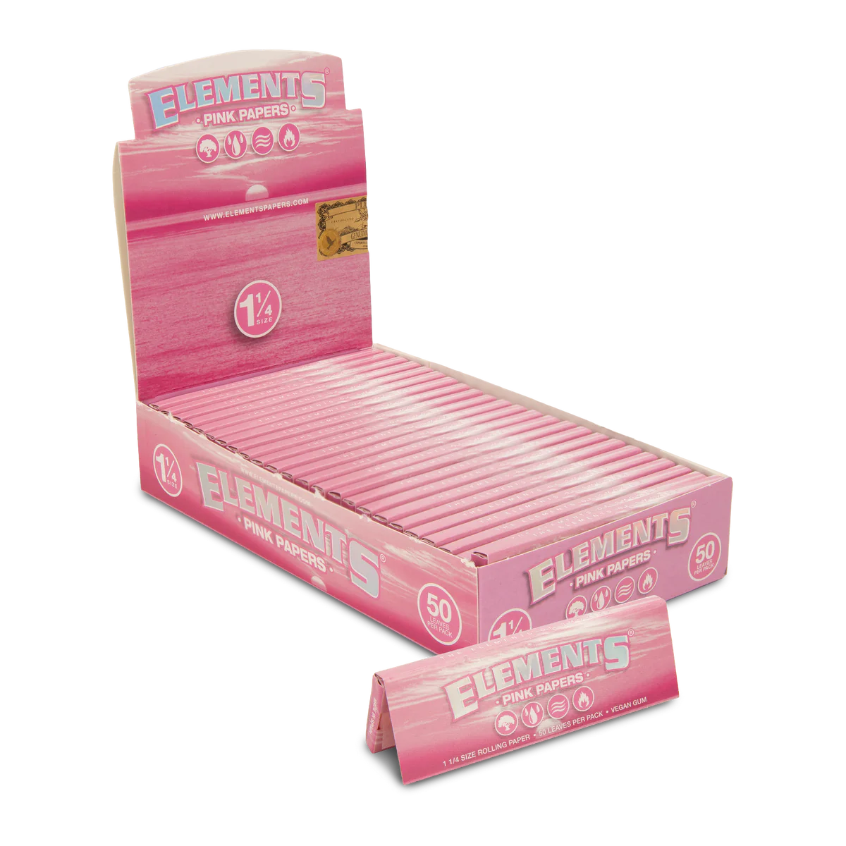 Elements Pink Papers 1 1/4