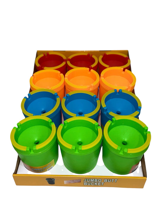 Jumbo bucket ashtray (12pk)