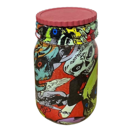 Hall of weed grinder jar 380ml 6 pieces