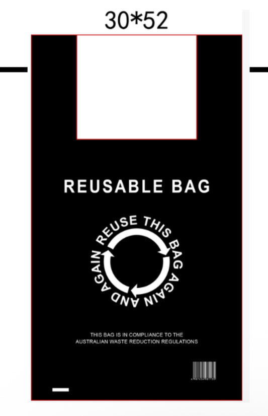 Black plastic bags large (450pcs)