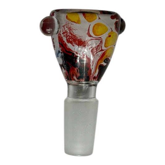 Graffiti Print - Glass Cone Piece