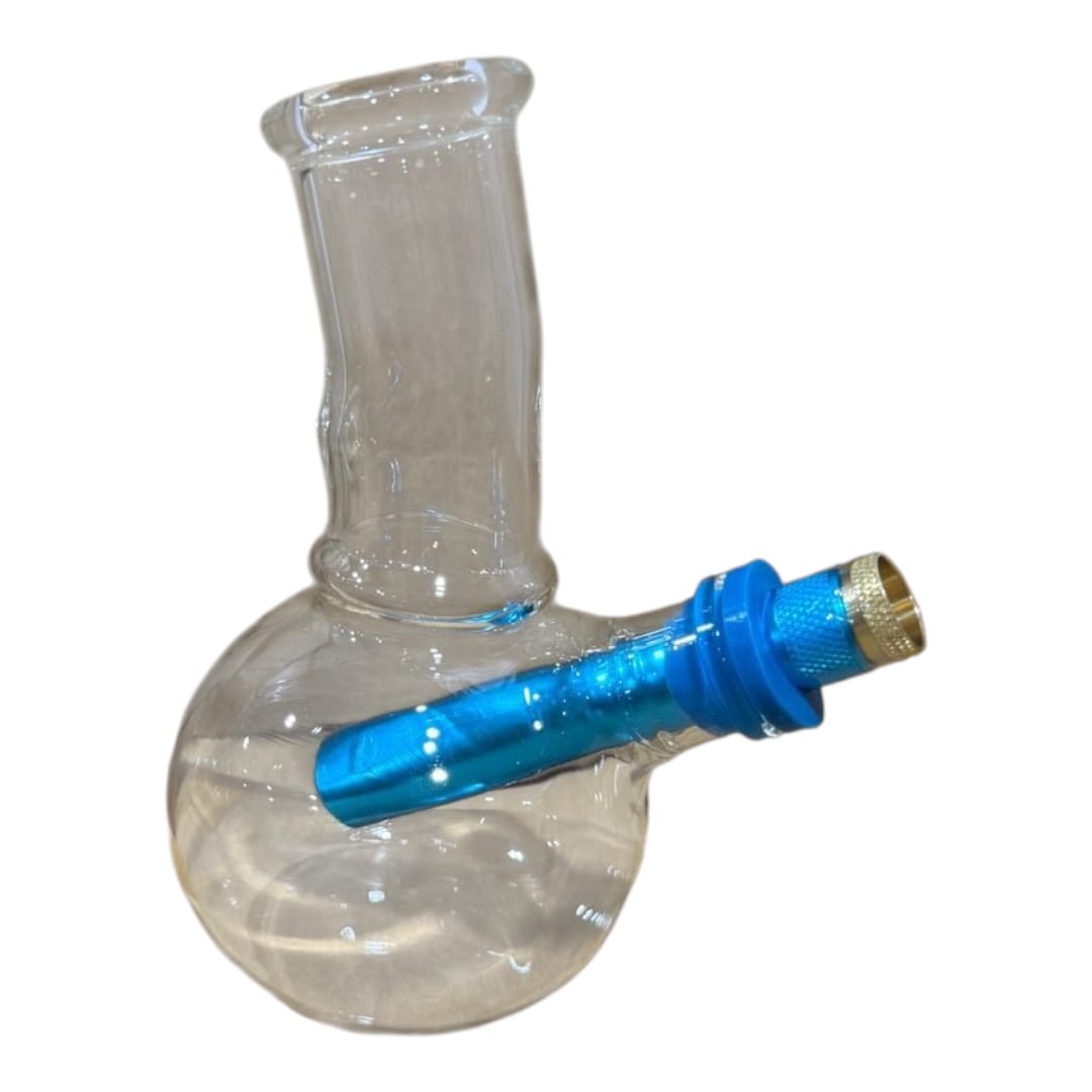 Mini clear Glass Bong – 12cm