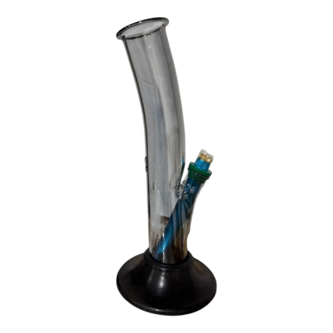 Dark straight Glass Bong -25cm