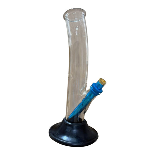 clear straight Glass Bong -25cm
