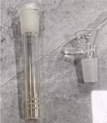 Glass Downstem & Cone Piece Set - 35cm