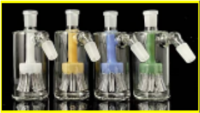 Glass Ash Catcher with Tree Percolator