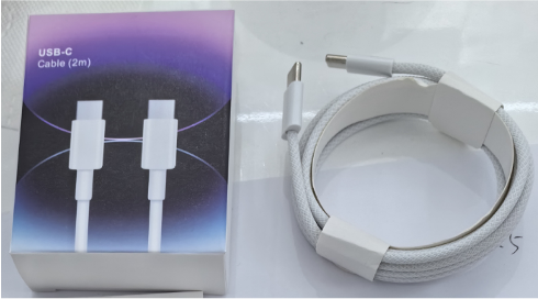 USB-C to USB-C Braided Cable – 2m Fast Charging