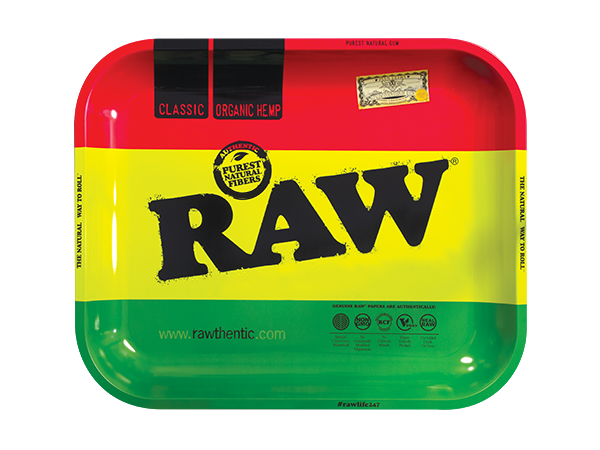 RAW Rasta Rolling Tray - Large